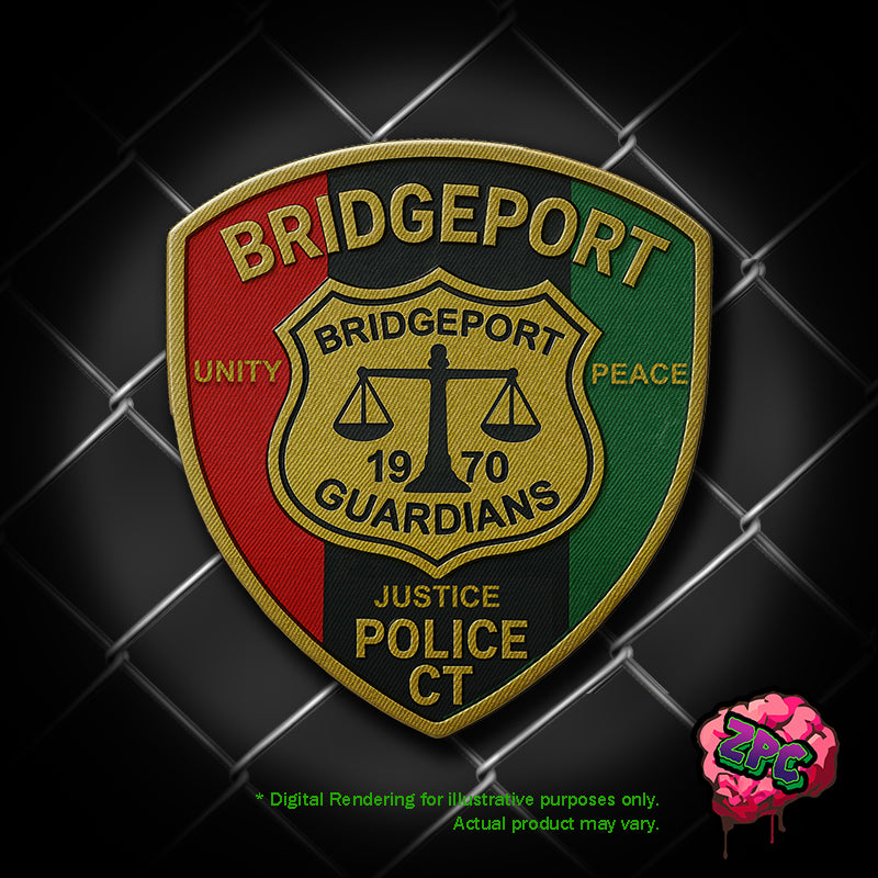BPD Bridgeport Police Department Guardians Shield Patch