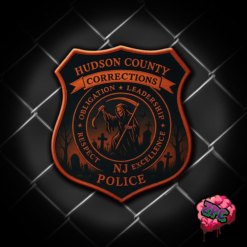 HCSO- HUDSON COUNTY SHERIFF'S OFFICE- Halloween 2025- Holiday Patch "Hallowed Harvester"