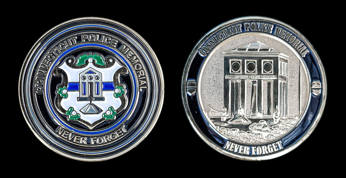 CT-CONNECTICUT LAW ENFORCEMENT MEMORIAL- Connecticut Police (Never Forget)