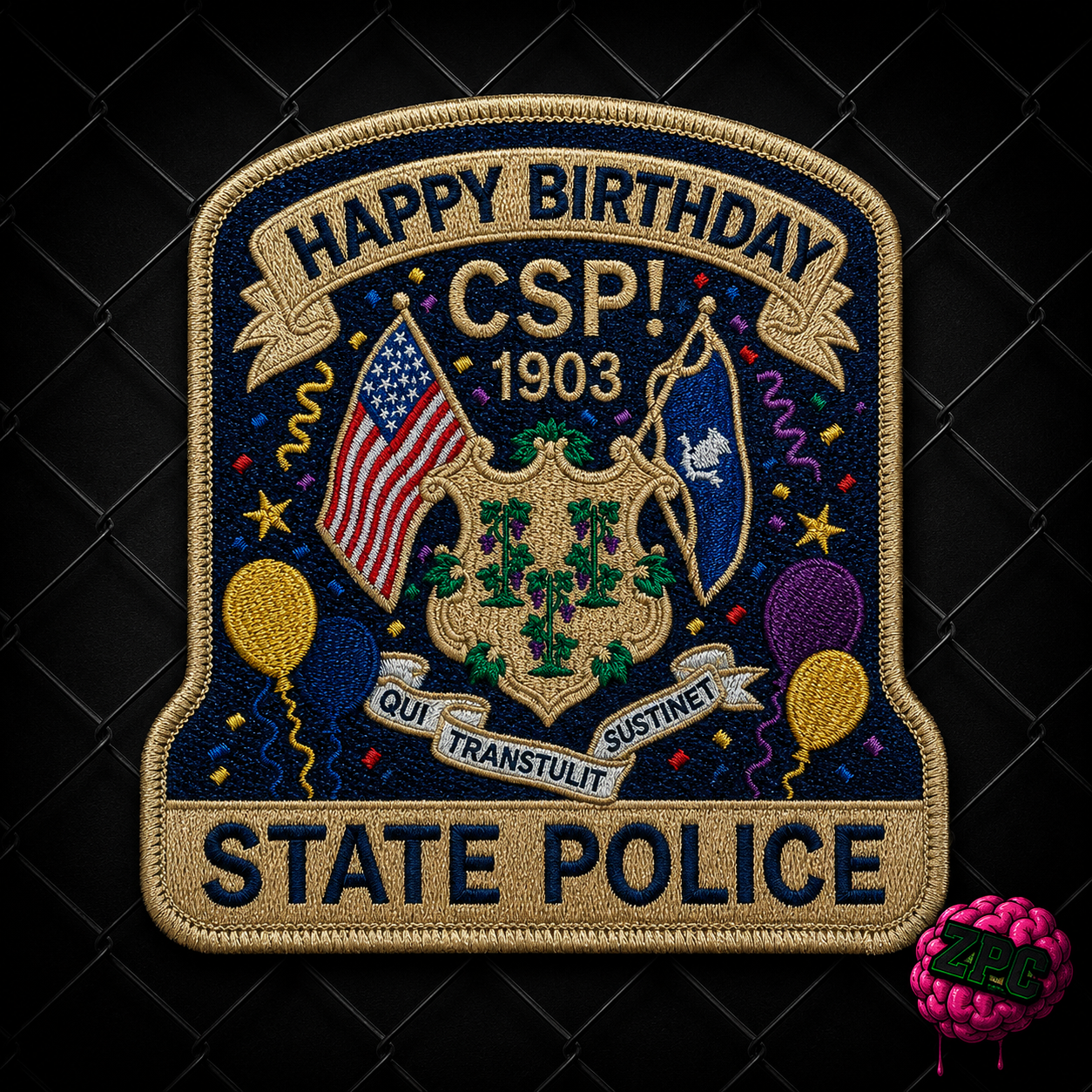 CSP Connecticut State Police 123rd BIRTHDAY 1903-2026