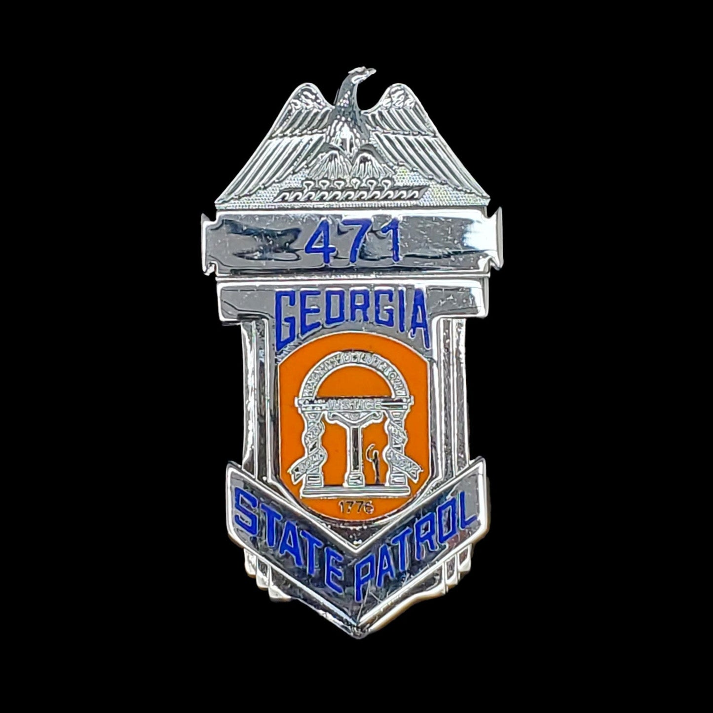 GSP - Georgia State Patrol Hat Badge - Georgia State Police