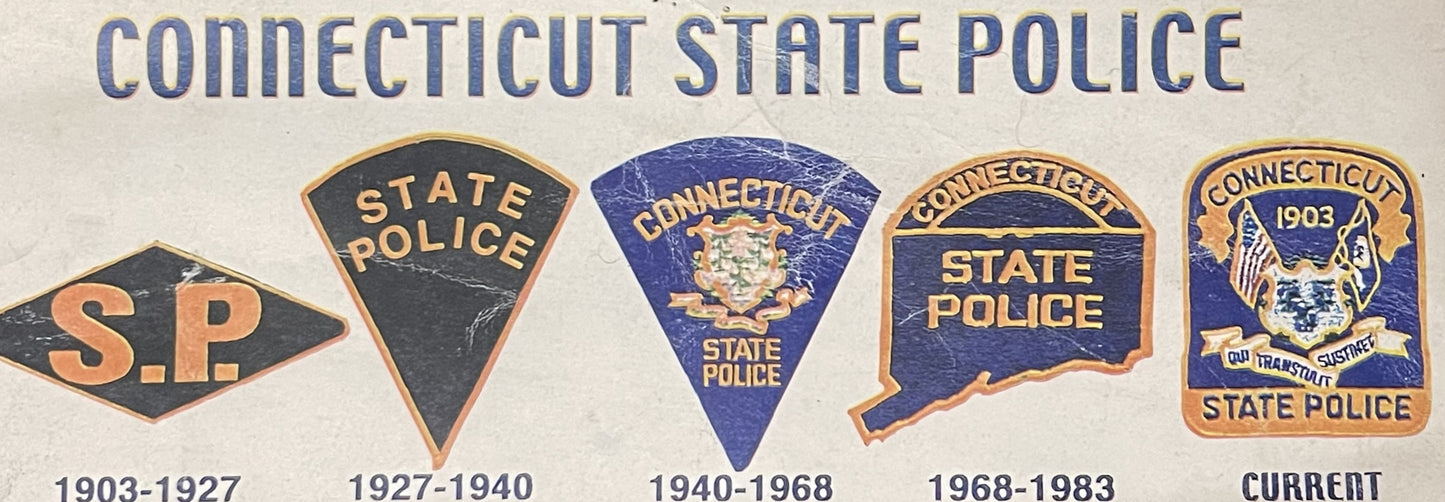 CSP-Connecticut State Police-Vintage Patch