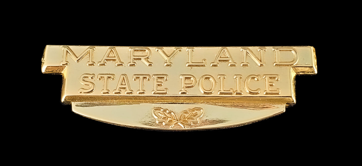 MSP- Maryland State Police Pin Bar Badge