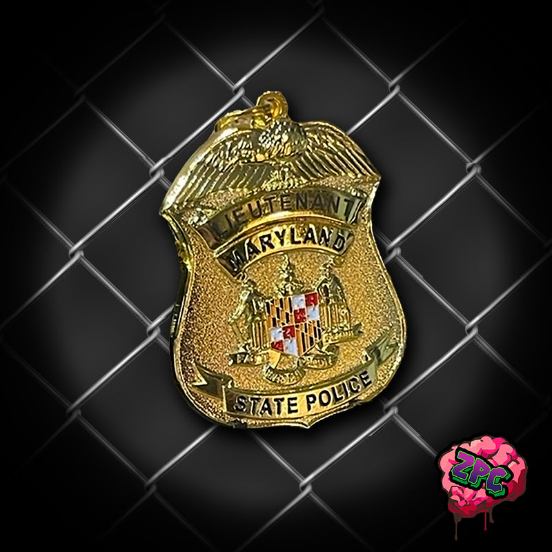 MSP - MARYLAND STATE POLICE KEYCHAIN - RANK OF LIEUTENANT - Maryland State Police