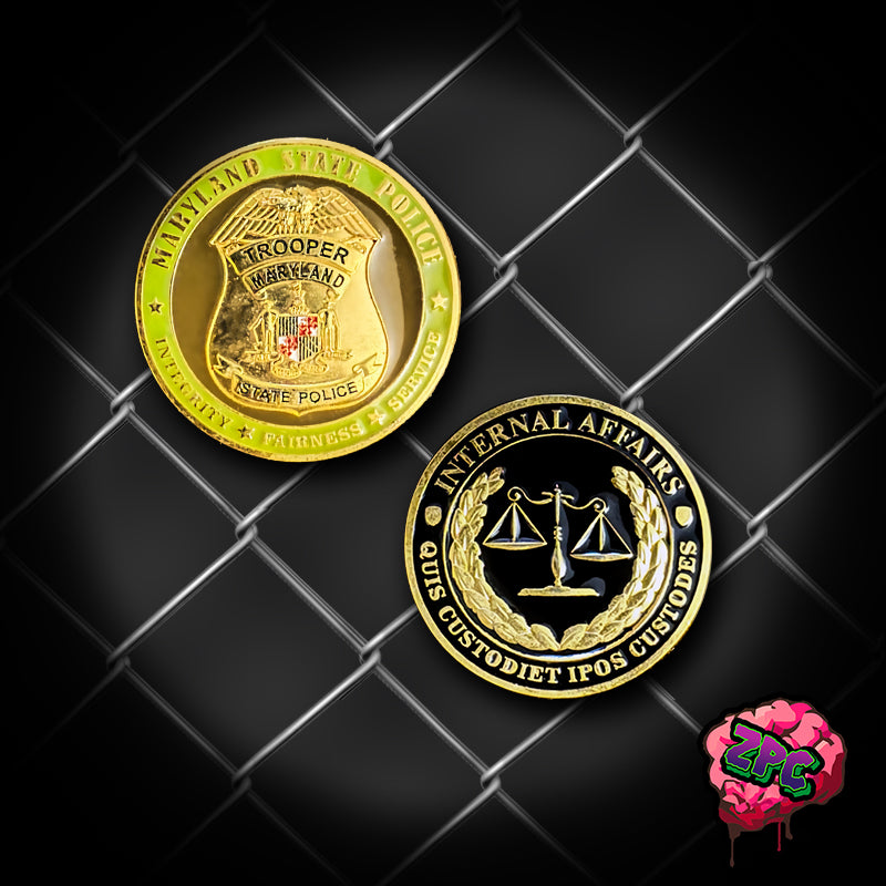 MSP- Maryland State Police-Internal Affairs Challenge Coin - Maryland State Police