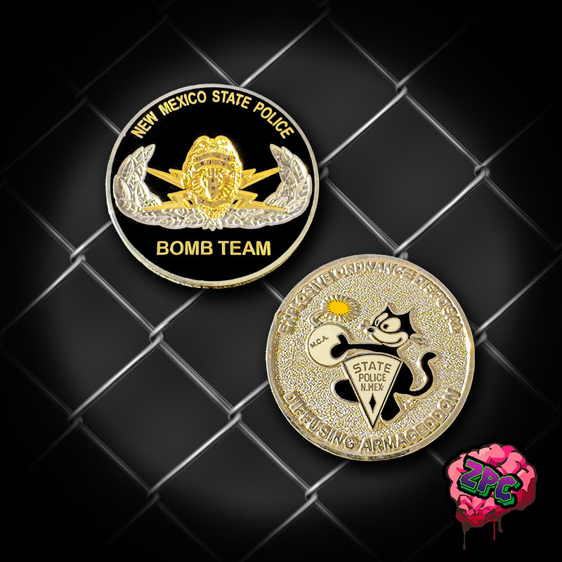 NMSP- New Mexico State Police - Bomb Squad Coin