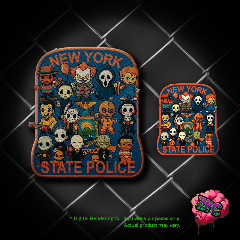 NYSP- NEW YORK STATE POLICE- Halloween 2025- Holiday Patch "Adorably Evil"