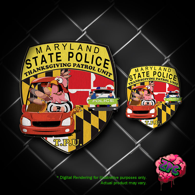 MSP- MARYLAND STATE POLICE - Thanksgiving- 2024 Holiday Patch- "Thanksgiving Patrol Unit"