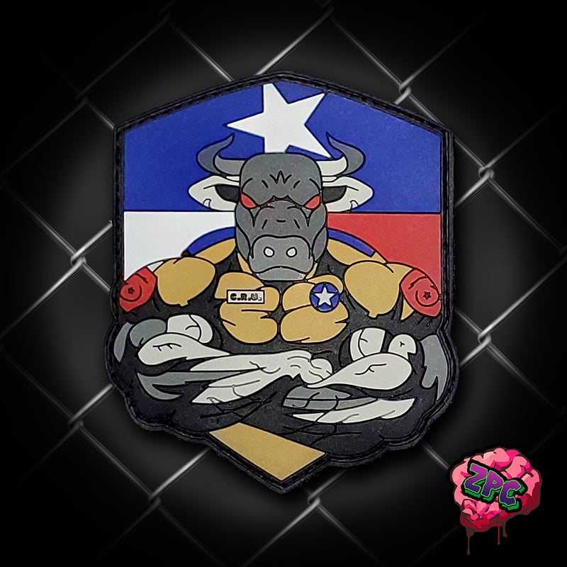 TX - TXDPS - Texas Highway Patrol Crime Reduction Unit- TX CRU FlexRubber Velcro Patch
