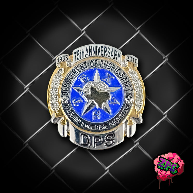 TXDPS - Texas Highway Patrol 75th Anniversary Department of Public Safety Badge