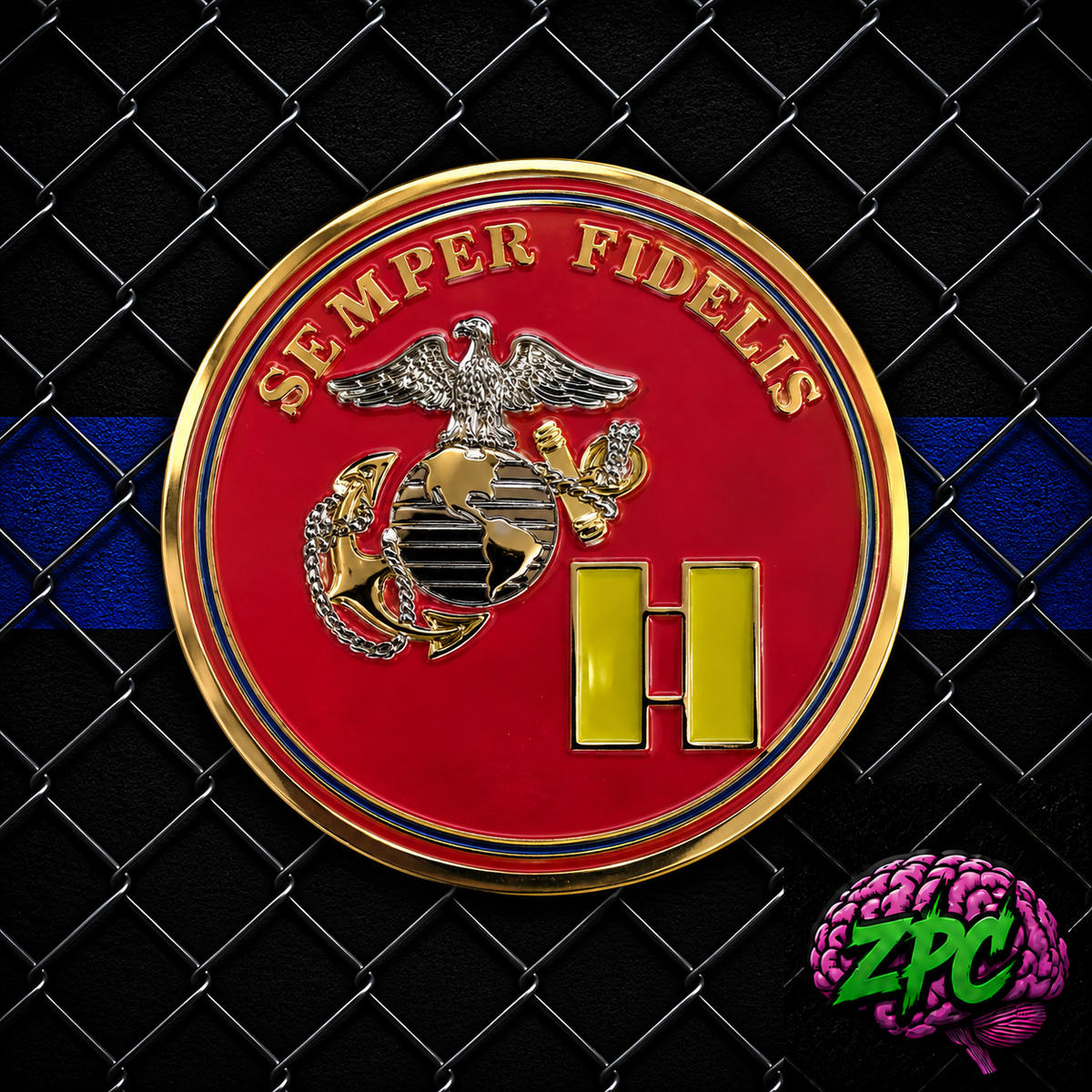 MSP - Maryland State Police E.O.W. Shaft S. Hunter Memorial Challenge Coin