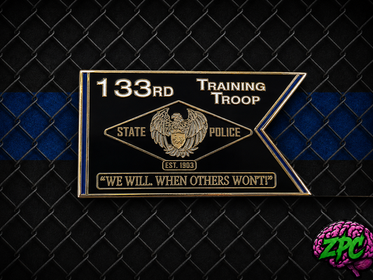 CSP- CONNECTICUT STATE POLICE - TRAINING TROOPER 133rd CHALLENGE COIN