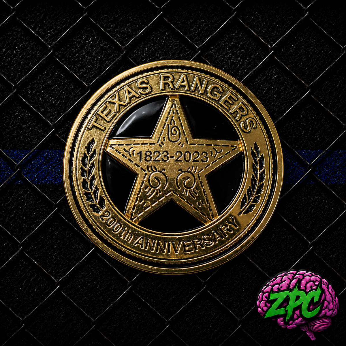 Texas Rangers Department of Public Safety 200th Anniversary Challenge Coin