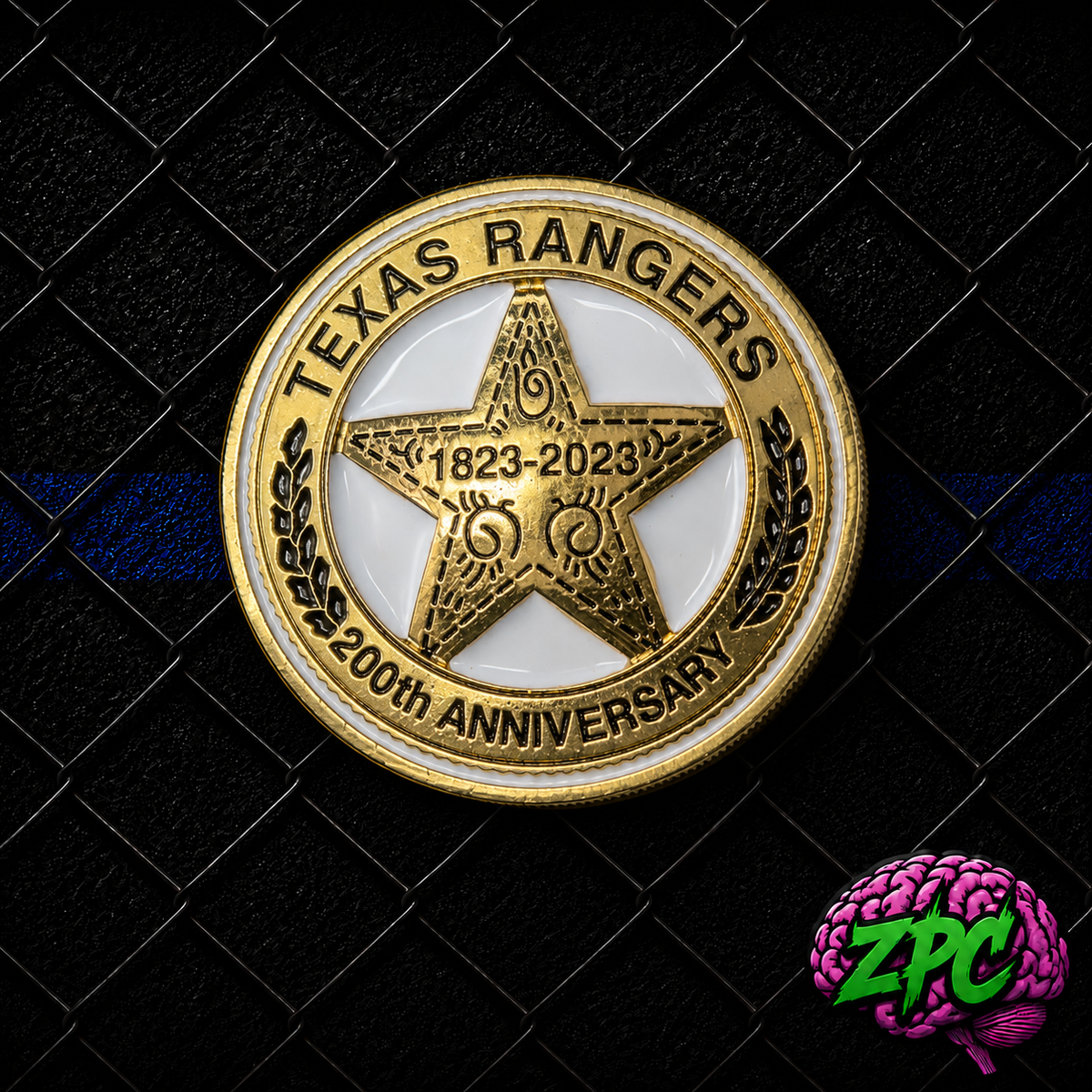 Texas Rangers Department of Public Safety 200th Anniversary Challenge Coin
