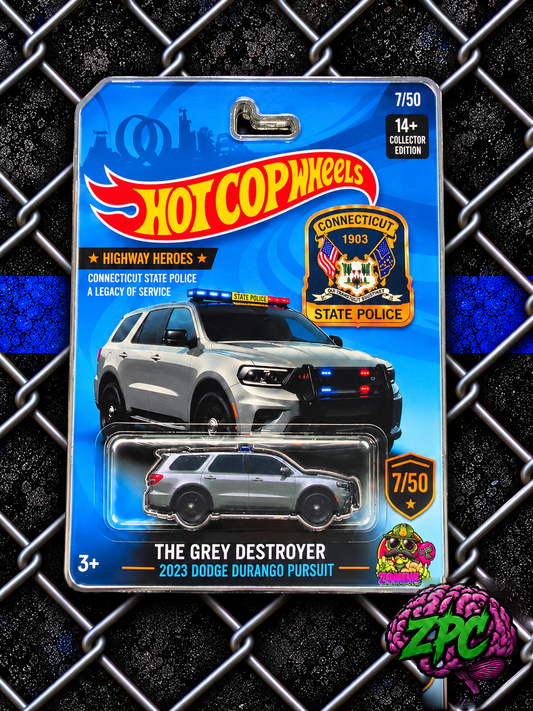 Connecticut state police Highway Heroes – “The Grey Destroyer” 2023 Dodge Durango Pursuit Collector Edition