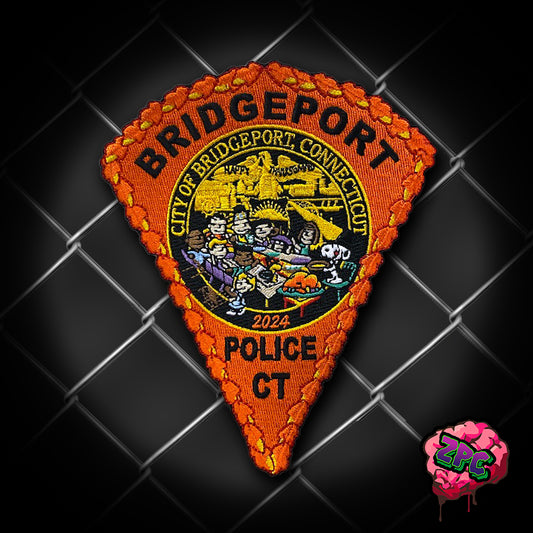 CT- BRIDGEPORT POLICE - BPD - Thanksgiving 2024- BPD Holiday Patch- "Thanksgiving Feast"