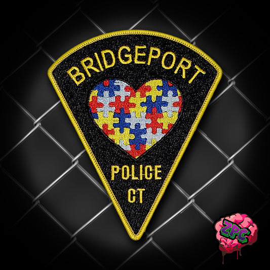 BPD- BRIDGEPORT POLICE Autism Acceptance - Support Patch - "Fit in our Hearts"
