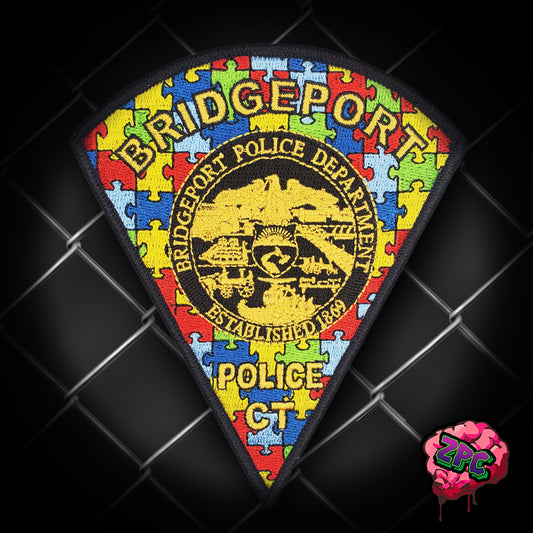 BPD- Bridgeport Police - Autism Acceptance- BPD Support Patch 2024 - "Puzzle Pieces"