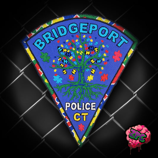 BPD - Bridgeport Police Connecticut -  Autism Acceptance- Support Patch 2022- "Tree of Life"