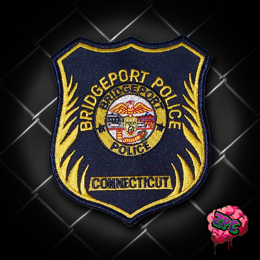 CT- BPD- Bridgeport Police Raid Jacket Badge Patch