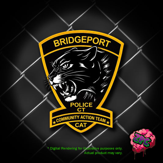 BPD: Bridgeport Police Department Community Action Team Patch (Version 2)