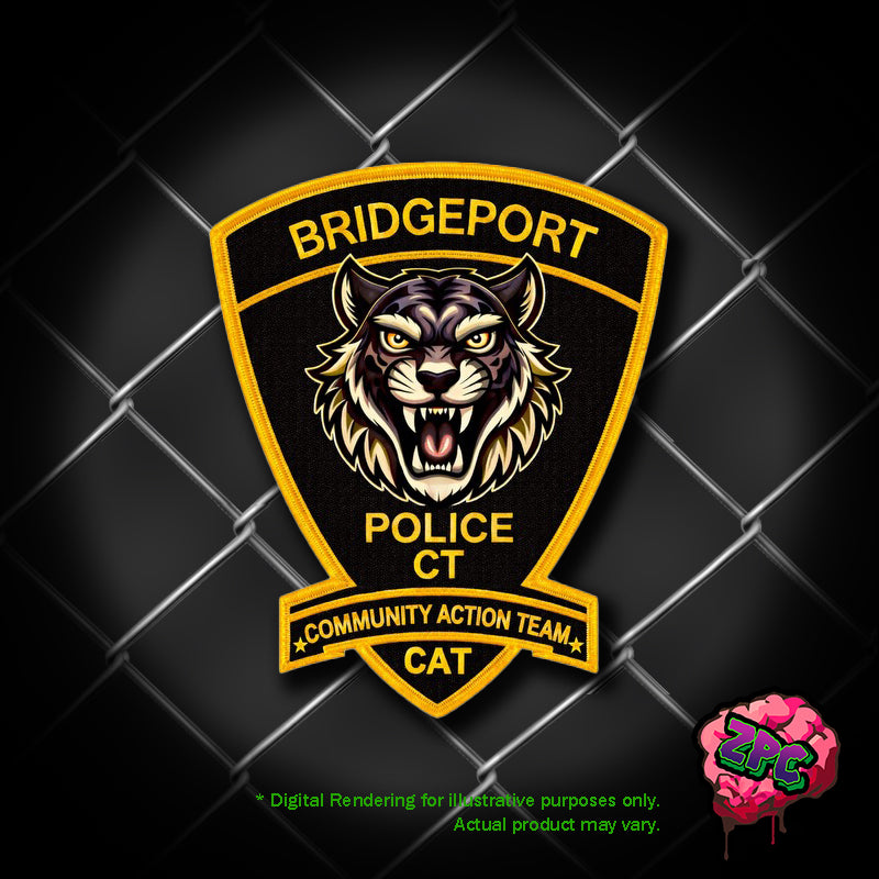 BPD Bridgeport Police Department Community Action Team Patch