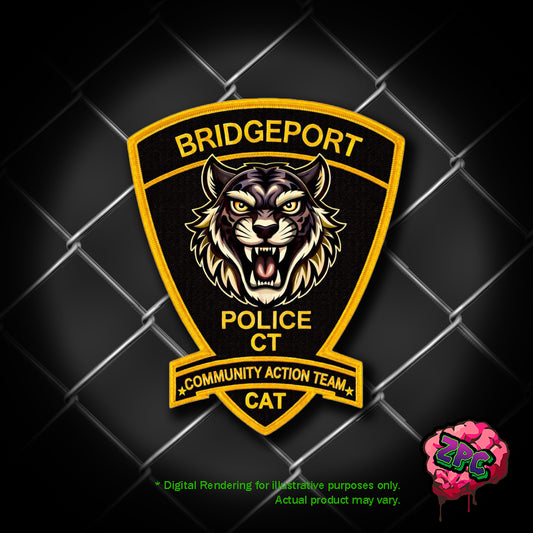 BPD Bridgeport Police Department Community Action Team Patch