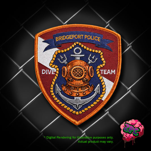 BPD: Bridgeport Police Dive Team Hat Patch