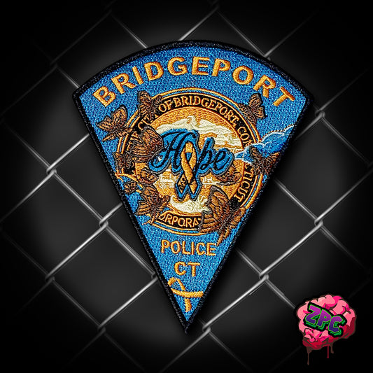 BPD- Bridgeport Police 2024- Multiple Sclerosis Awareness- Support Patch- "Hope on Wings"
