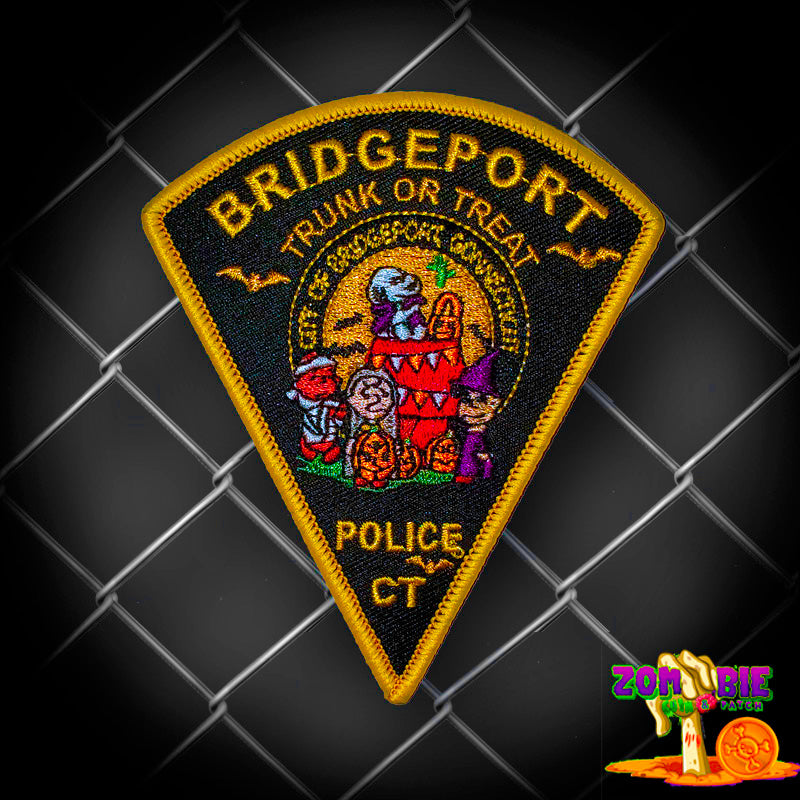 BPD - Bridgeport Police Connecticut - Halloween-Holiday Patch- "Trunk or Treat"