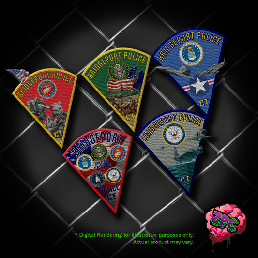 BPD Bridgeport Police Department Veterans Day 2026 Patches