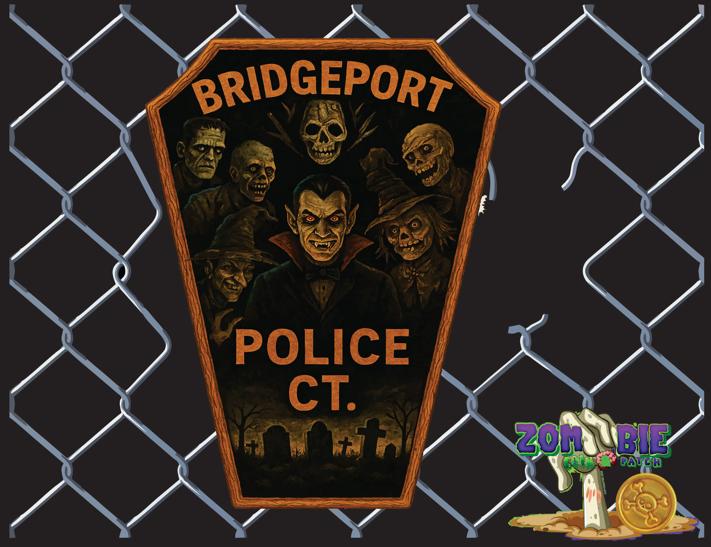 BPD Bridgeport Police Department Halloween 2026 Patches