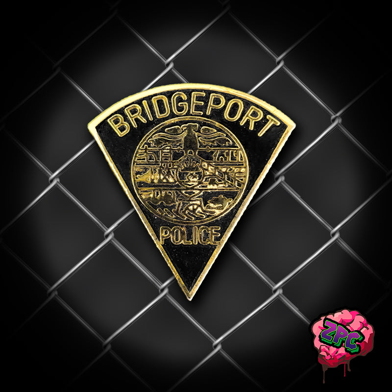 BPD- Bridgeport Police Suit Enameled Suit Pin - Bridgeport CT Police