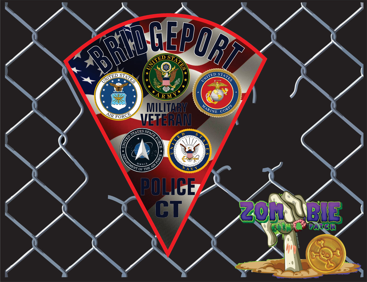 BPD Bridgeport Police Department Veterans Day 2026 Patches