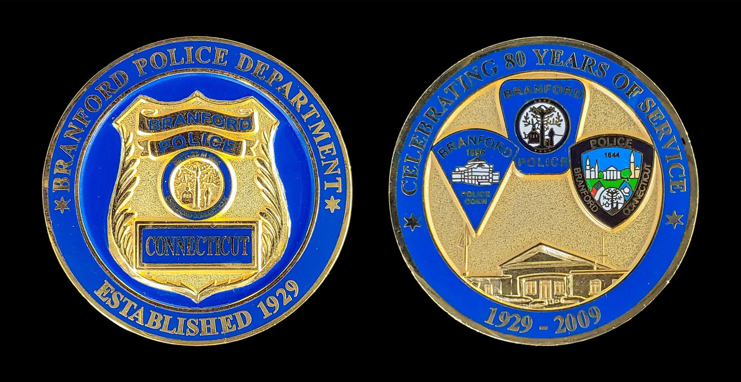 CT-Branford Connecticut Police Dept 80th Anniversary - CONNECTICUT