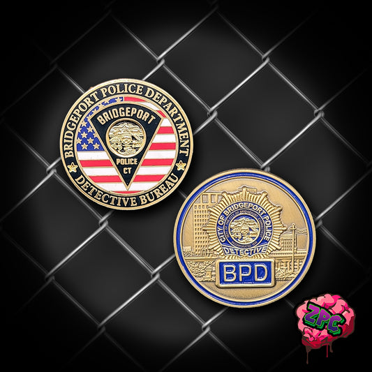 CT - Bridgeport Detective Bureau Challenge Coin