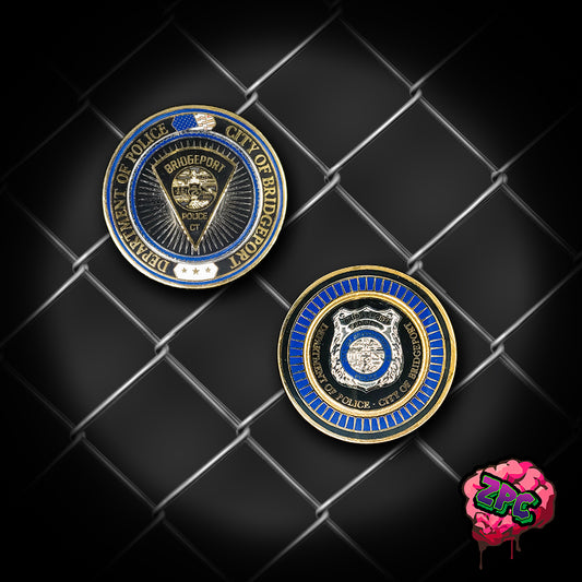BPD - Bridgeport Police Connecticut - City Seal Coin - Bridgeport CT Police Department