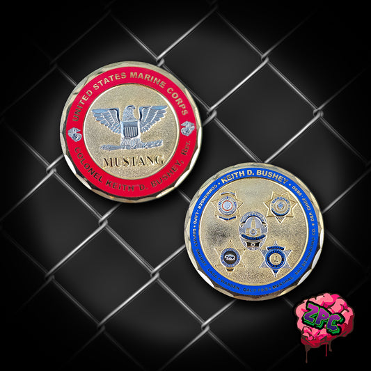 CA - Colonel Keith D. Bushey, Ret. Commemorative Coin - San Bernardino CA Police Department