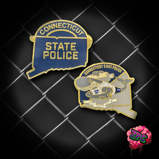 CSP- CONNECTICUT STATE POLICE - TRAINING TROOPER 132nd CHALLENGE COIN