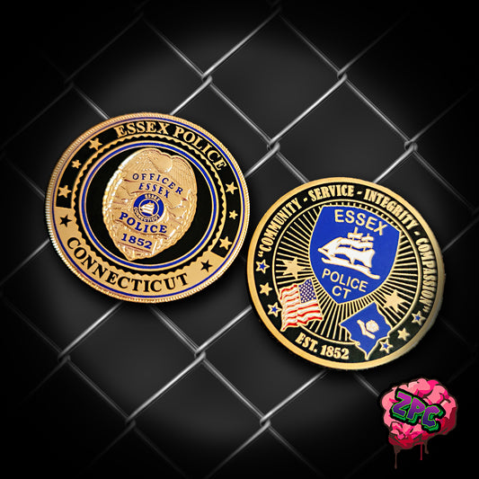 CT- Essex Connecticut Police Department Standard Issue Challenge Coin