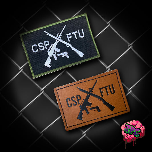 CSP- Connecticut State Police Firearms Training Unit Hat Patches