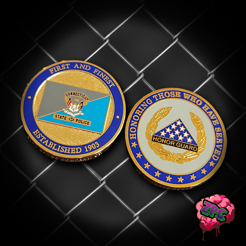 CSP - Connecticut State Police Honor Guard Challenge Coin