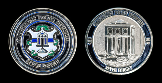 CT-CONNECTICUT LAW ENFORCEMENT MEMORIAL- Connecticut Police (Never Forget)