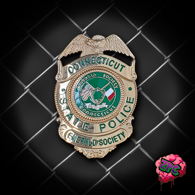CSP- Emerald Society Member Badge - Connecticut State Police
