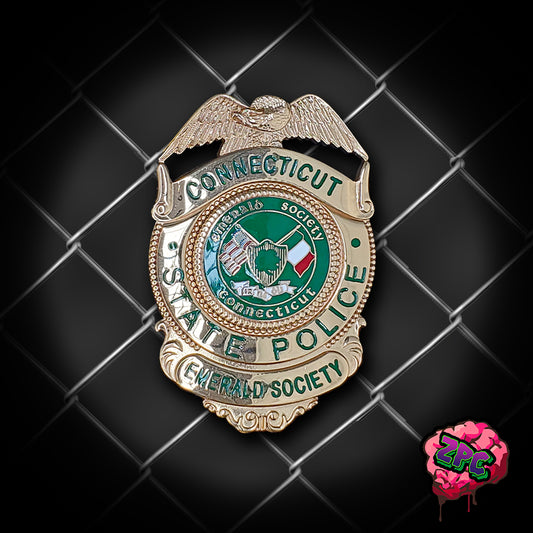 CSP- Emerald Society Member Badge - Connecticut State Police