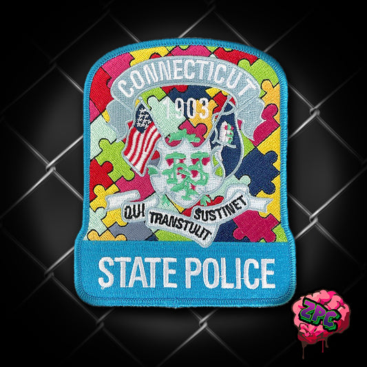 CSP- CT. Autism Acceptance-Connecticut State Police Awareness Patch