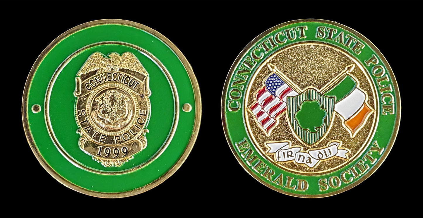 CSP- Emerald Society Coin - Connecticut State Police