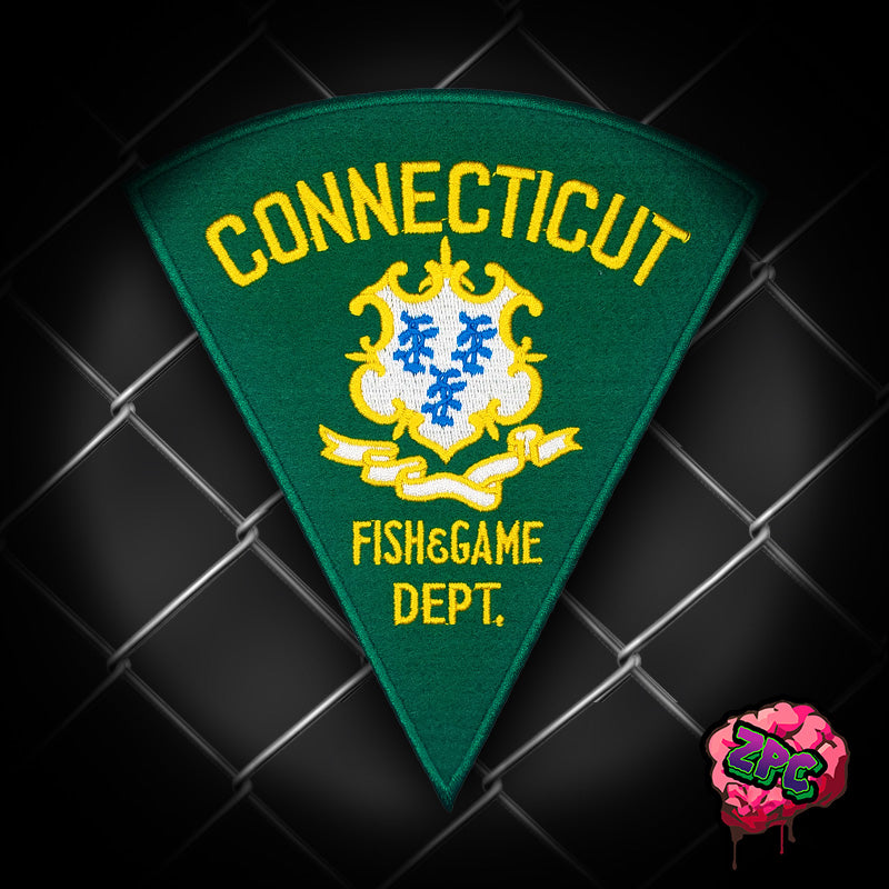 Connecticut Encon Police- Fish & Game Department 3rd Issue (Green)