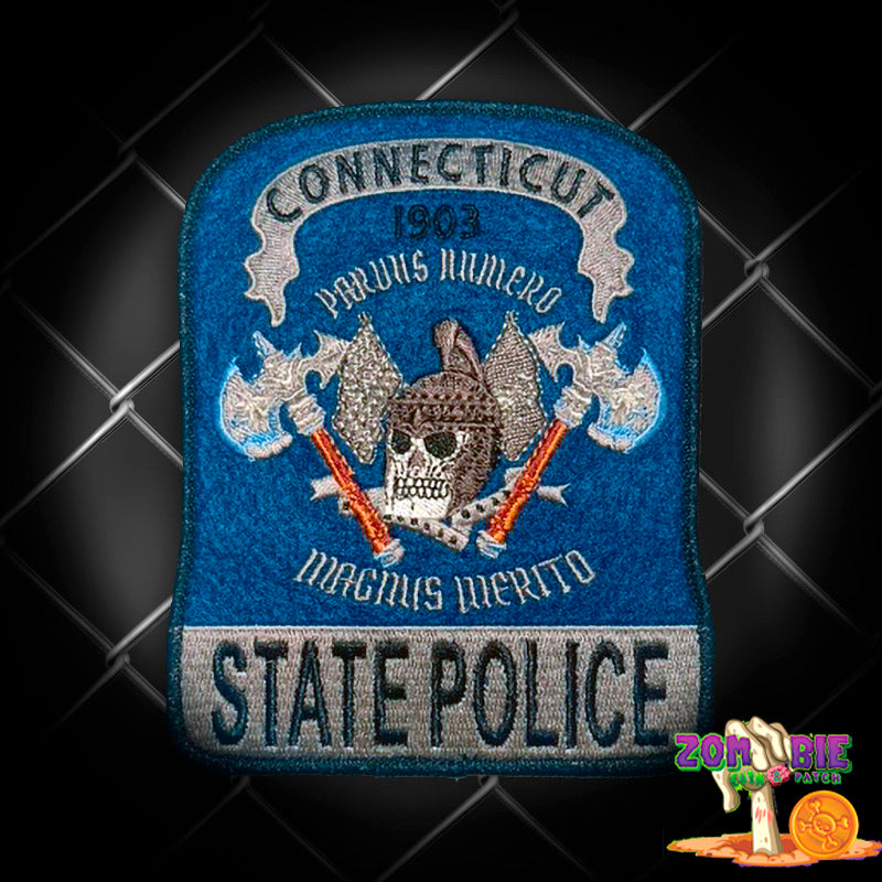Connecticut State Police Troop D Danielson Patch "Parvus Numero, Ma
