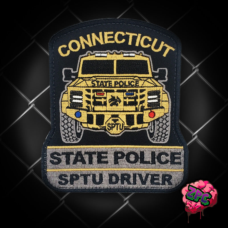 CSP - Connecticut State Police - SPTU Driver Patch